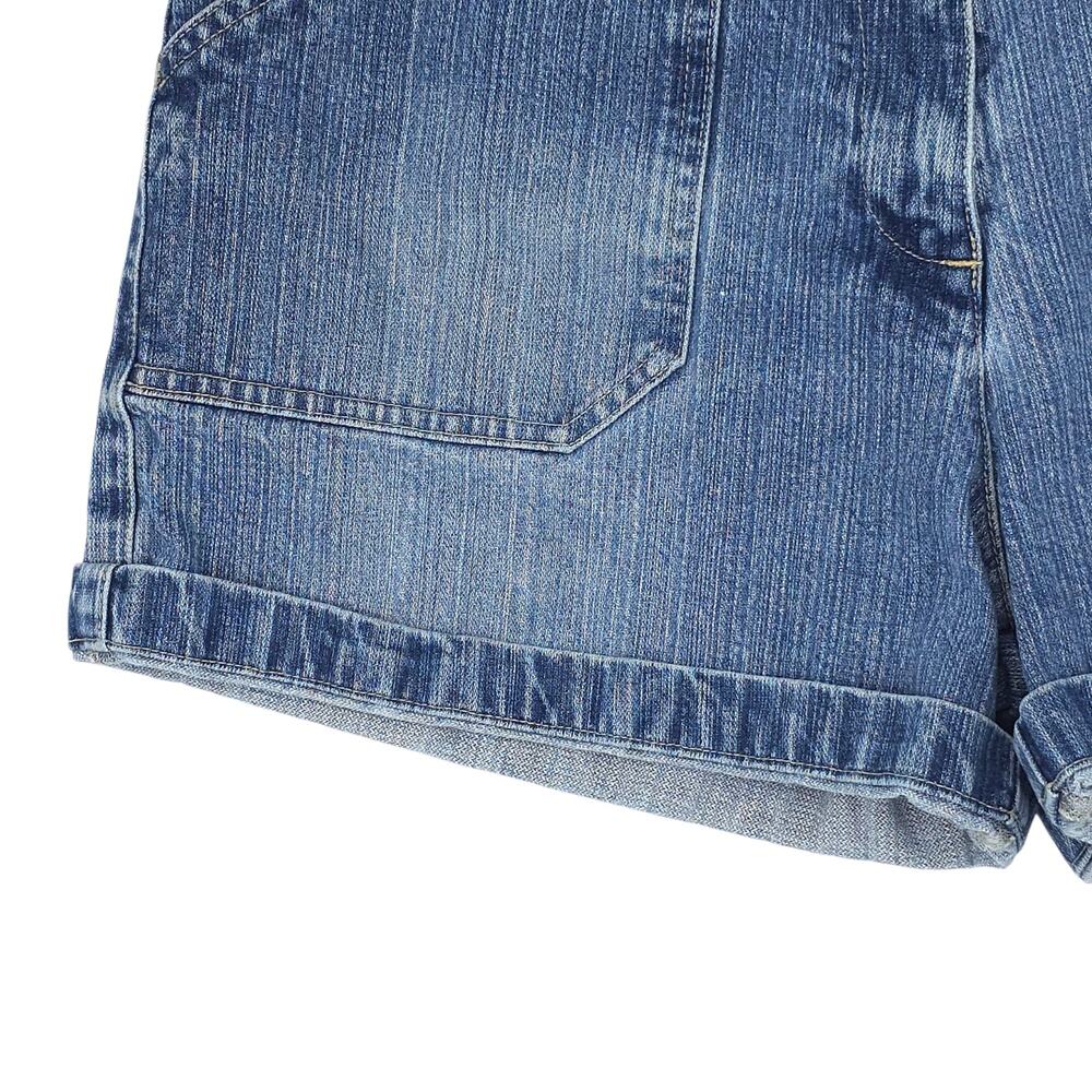 Sonoma Jean Company Shorts Womens 10 Blue Denim High Rise Cuffed Vintage Style - Picture 5 of 12